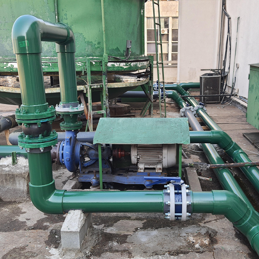 Tubulação CPVC-U do sistema de água fria de ar condicionado